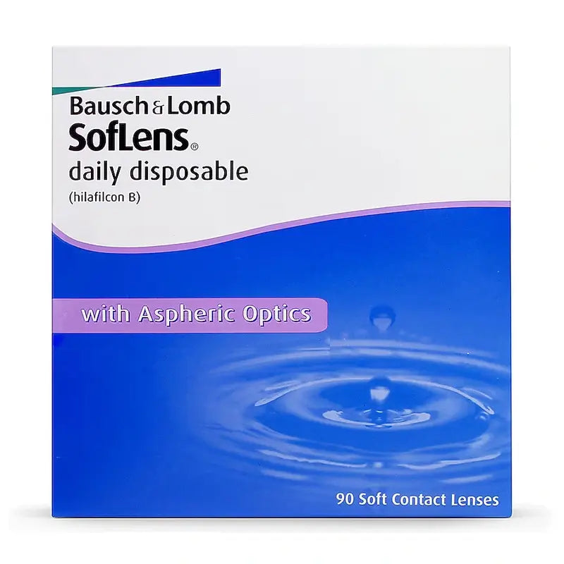 Soflens Daily Daily Spherical Lenses, 90 pièces