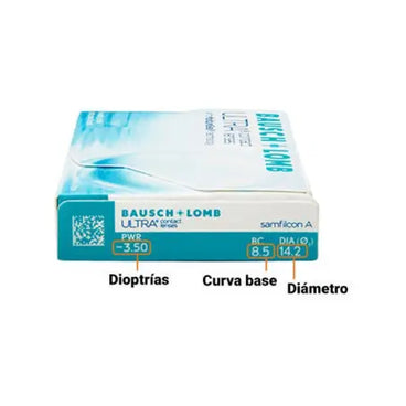 Lentilles Bausch Ultra Spherical, 3 unités