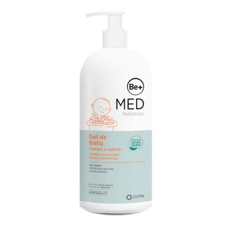 Cinfa Be+ Pediatrics Soap Free Bath Gel 500 ml