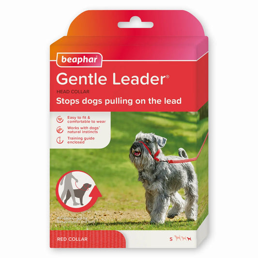 Beaphar Gentle Leader Taille S Rouge, 1 pièce