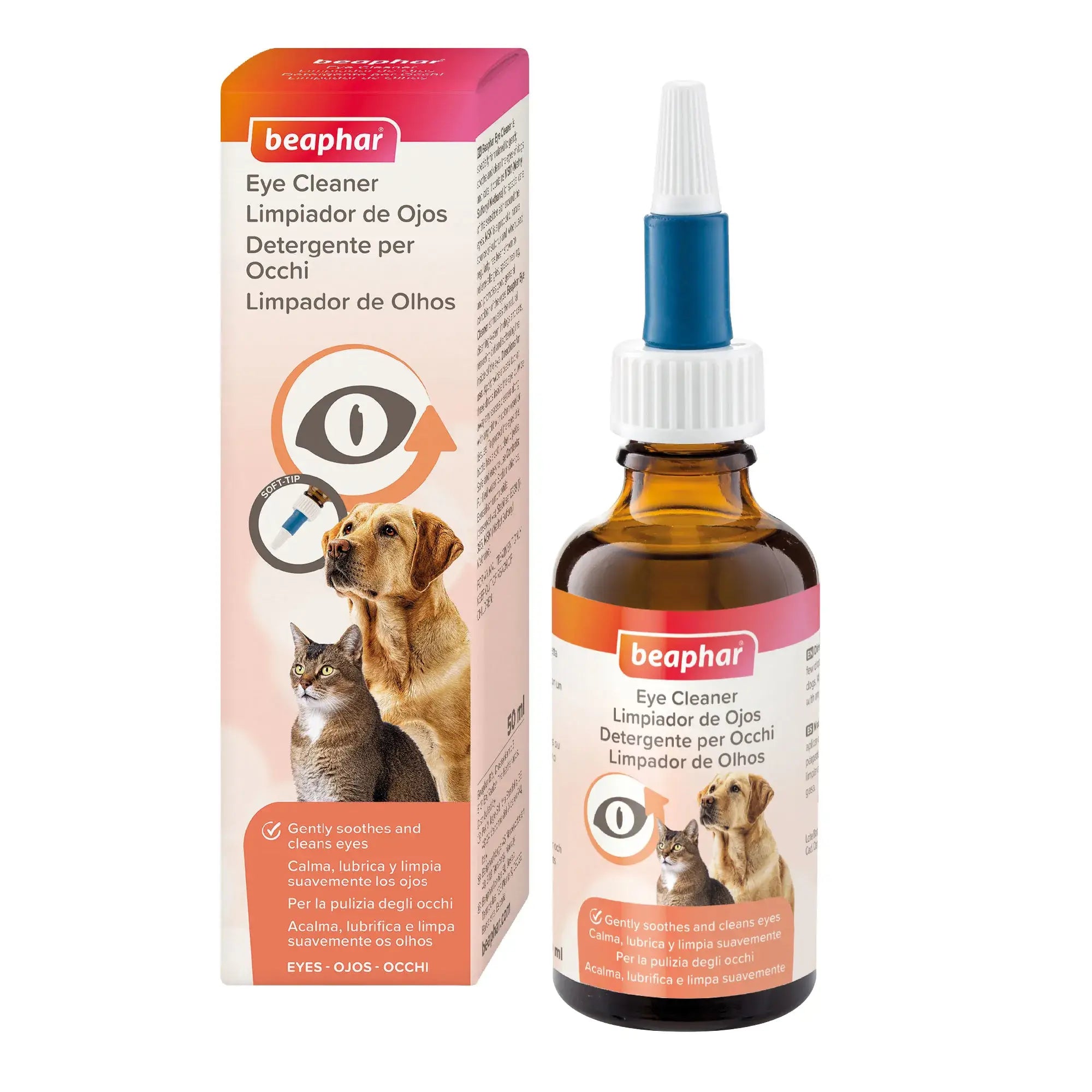 Beaphar Nettoyant pour les yeux chien et chat 50 ml