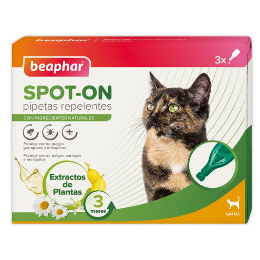 Beaphar Répulsif pour chats Pipettes 3X1 ml