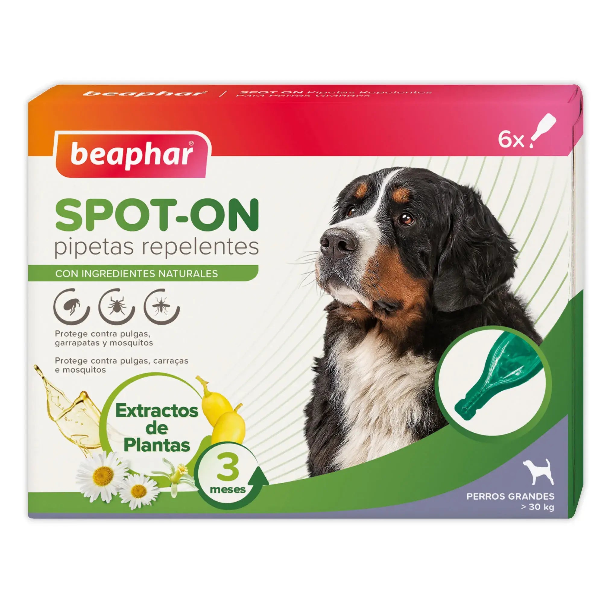Beaphar Antiparasitic Repellent Pipettes Large Dog, 6x2 ml
