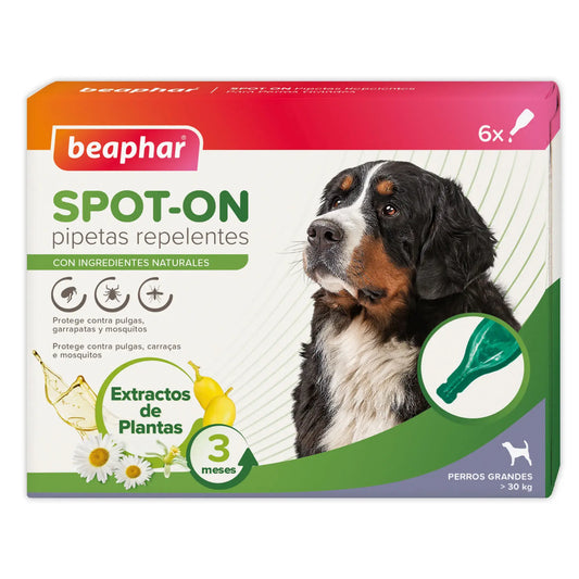 Beaphar Antiparasitic Repellent Pipettes Large Dog, 6x2 ml