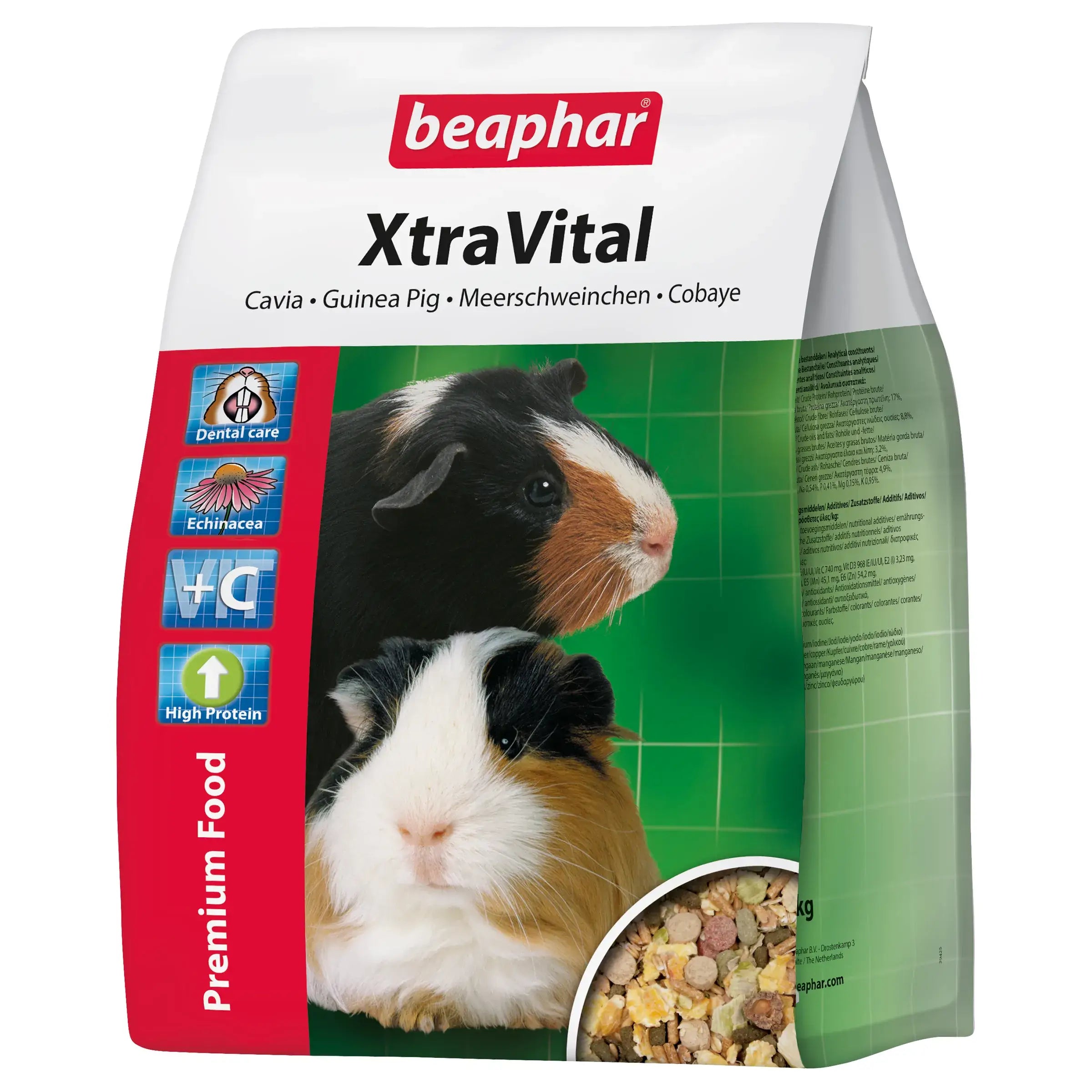 Beaphar Xtravital nourriture pour cochons d'Inde, 2,5 kg
