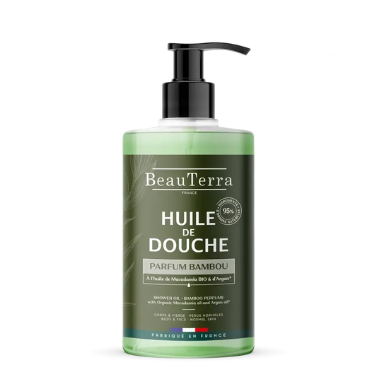 Beauterra Huile de douche au bambou, 750 ml