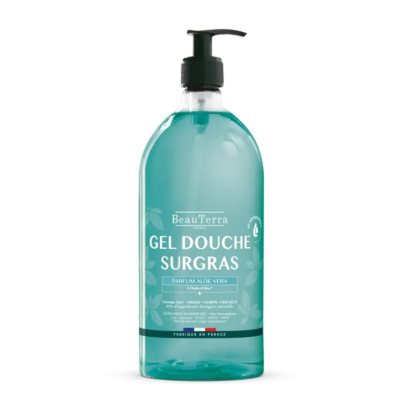Beauterra Gel douche à l'aloe vera, 1L