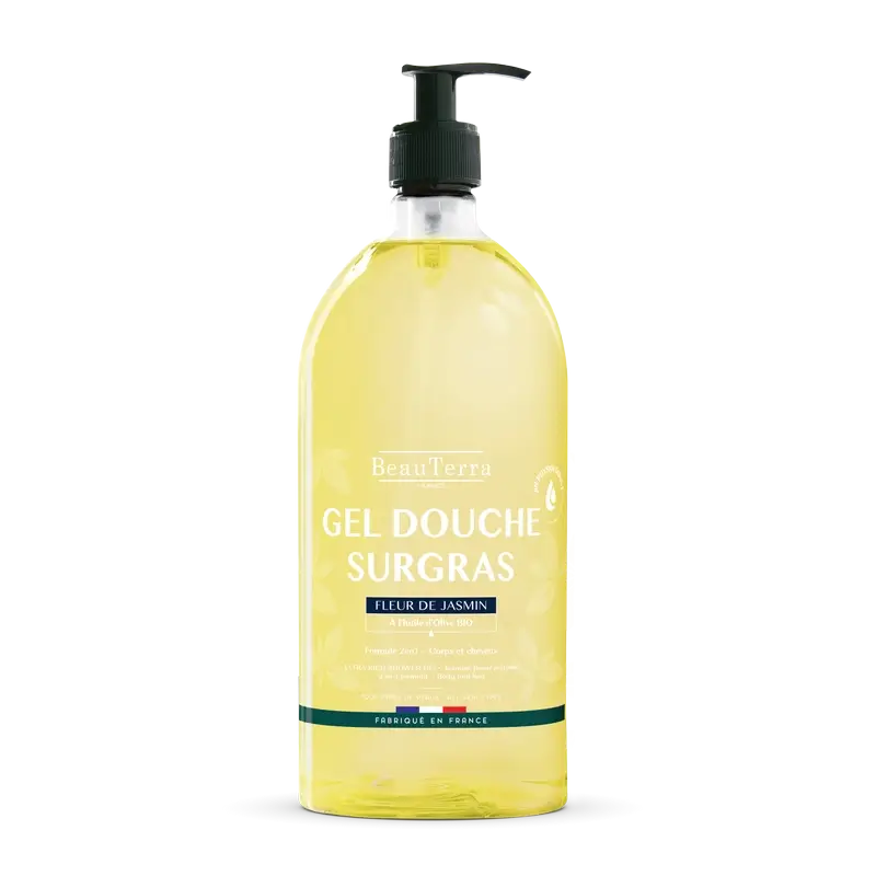 Beauterra Gel douche à la fleur de jasmin, 1000 ml
