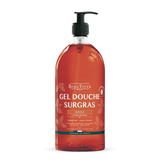 Gel douche Beauterra Monoï, 1000 ml