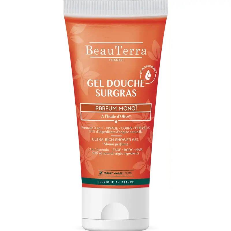 Beauterra Body Hygiene Gel douche Monoï 100 Ml