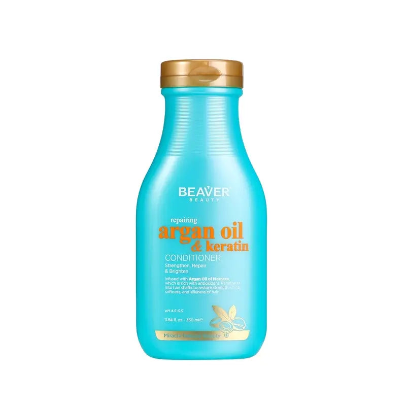 Beaver Conditionneur réparateur à l'huile d'argan et à la kératine, 350 ml