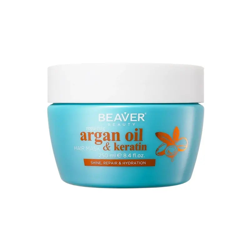 Masque réparateur Beaver huile d'argan et kératine, 250 ml