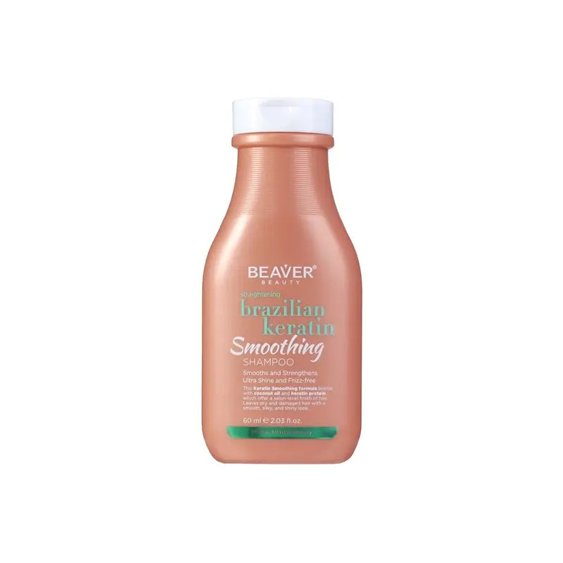 Beaver Minitalla Shampooing lissant à la kératine brésilienne, 60 ml