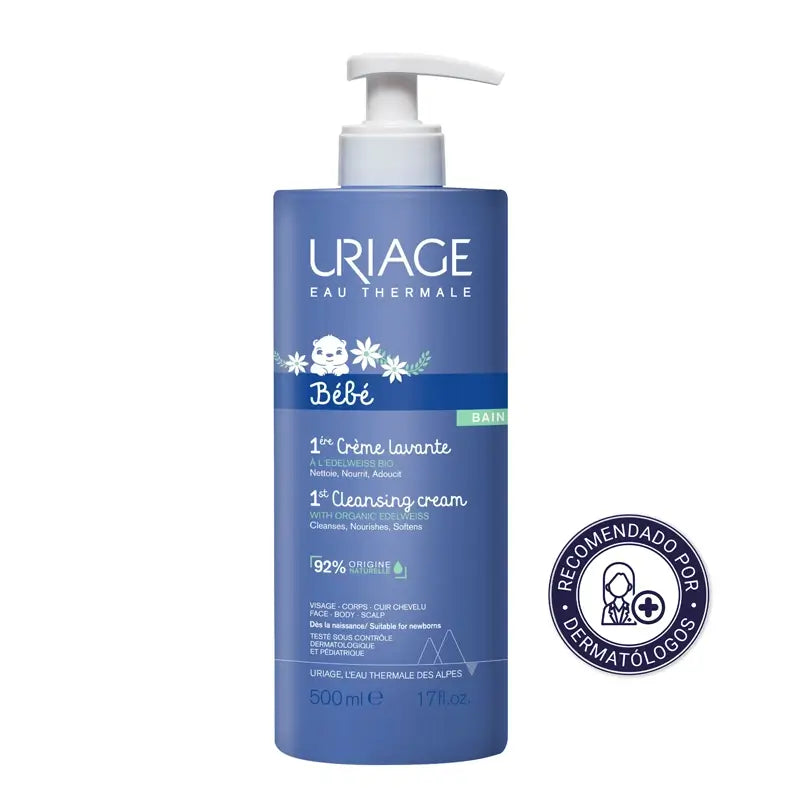 Uriage Baby 1st Washing Cream 500 ml