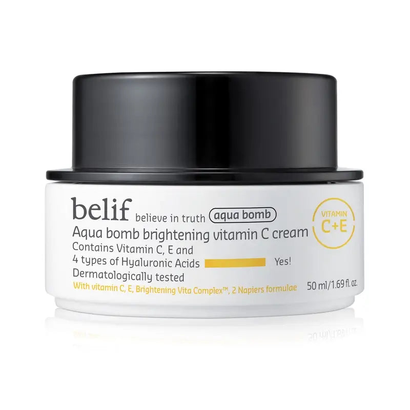 Belif Aqua Bomb Crème éclaircissante à la vitamine C, 50 ml