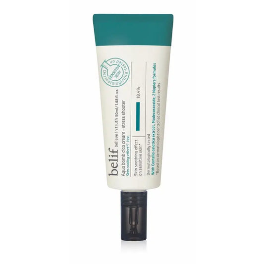 Belif Aqua Bomb Cica Crème anti-stress, 50 ml