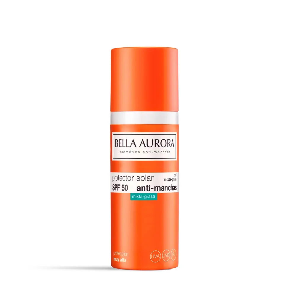 Bella Aurora Crème solaire anti-imperfections Spf50, Peau grasse-mixte, 50 ml