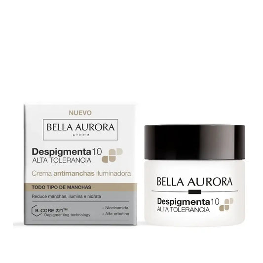 Bella Aurora Despigmenta10 - Crème éclaircissante anti-imperfections.