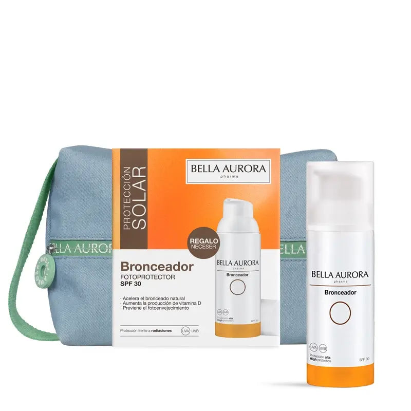 Bella Aurora Fotoprotector Sunscreen Spf30 + Jean Gift Set, 50 ml