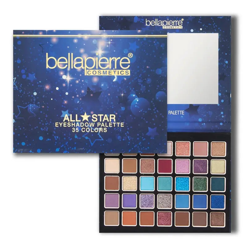Bellapierre Cosmetics All-Stars Eyeshadow Palette, 35 Couleurs , 38 g