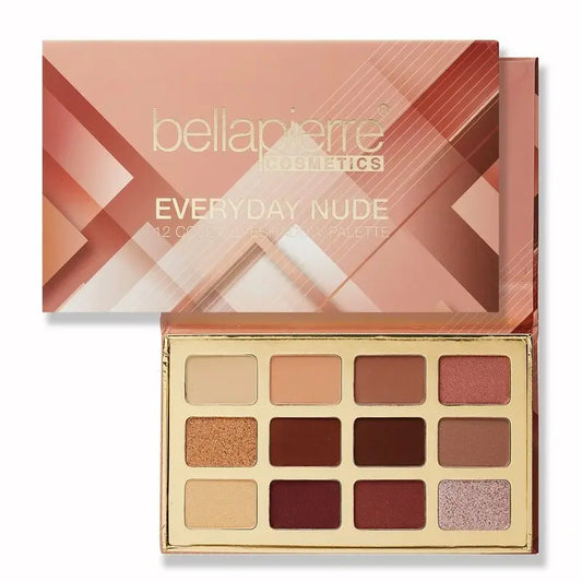 Bellapierre Cosmetics Palette d'ombres à paupières Everyday Nude, 12 couleurs , 25 g