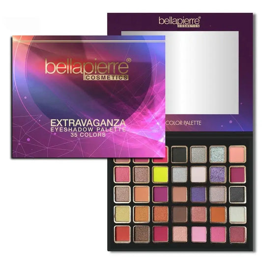 Bellapierre Cosmetics Extravaganza Palette d'ombres à paupières, 35 couleurs , 38 g
