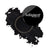 Bellapierre Cosmetics Maquillage Ombre à paupières Poudre scintillante - Noir , 2 g
