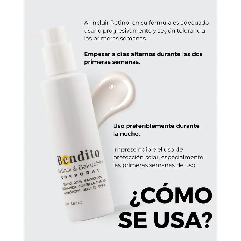 Crème pour le corps au rétinol et au bakuchiol, 200 ml