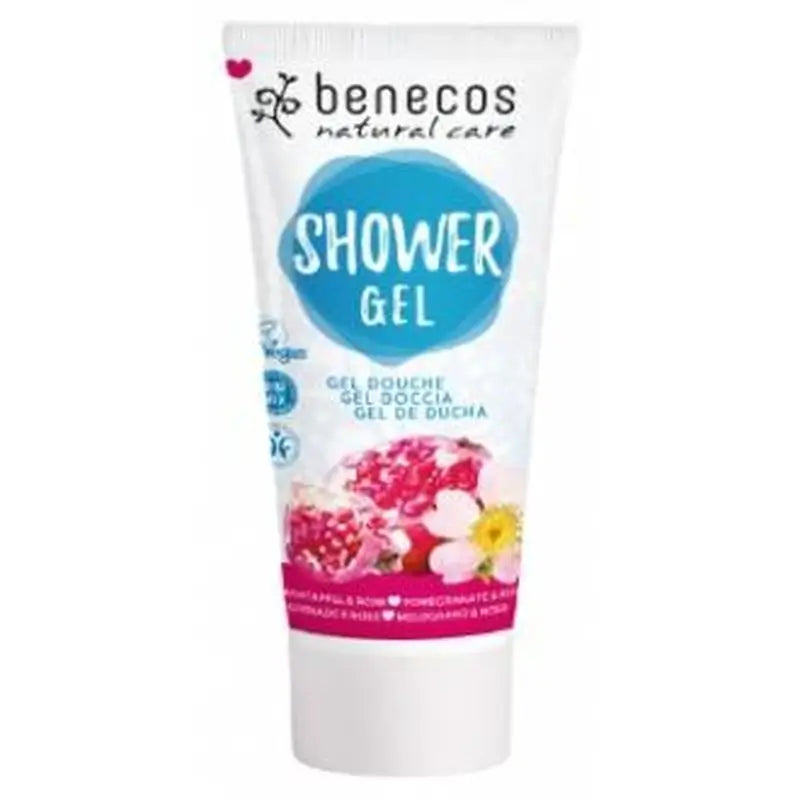 Benecos Pomegranate & Rose Bath Gel 200Ml. Vegan