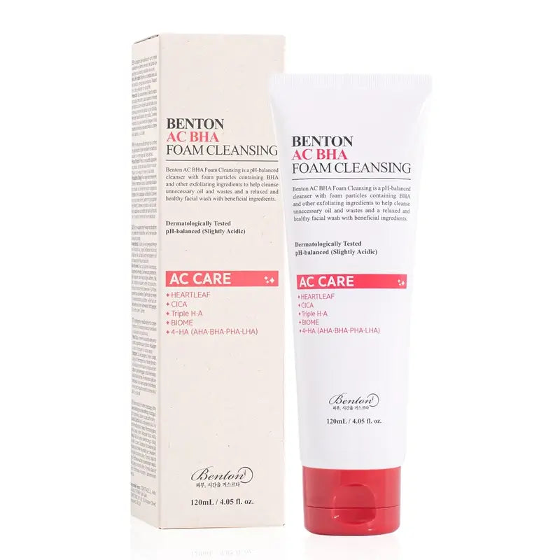 Benton Ac Bha Mousse nettoyante, 120 gr