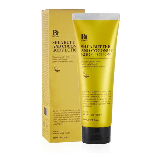 Benton Lotion corporelle au beurre de karité et à la noix de coco, 250ml
