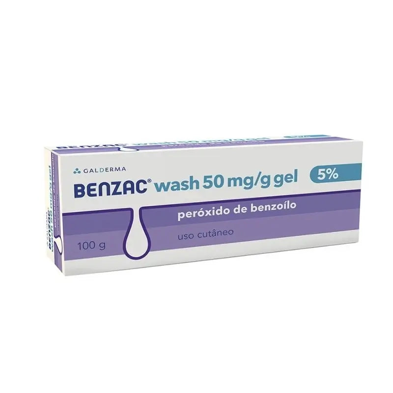 Benzac Wash 50 mg/G Gel topique 100 g