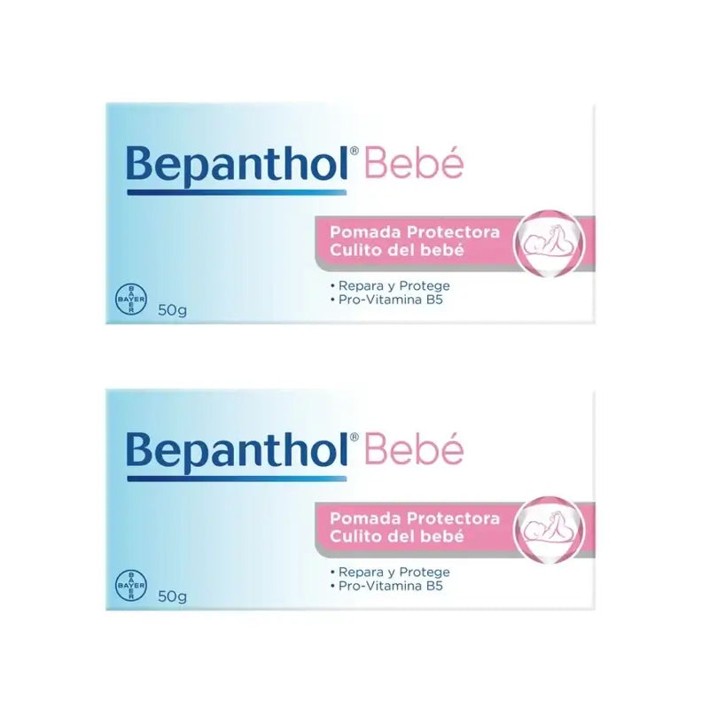 Pommade protectrice pour bébés Bepanthol, 2X50 Gr