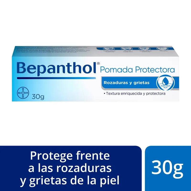 Bepanthol Pommade protectrice Crevasses et irritations Peau sensible, 30 gr