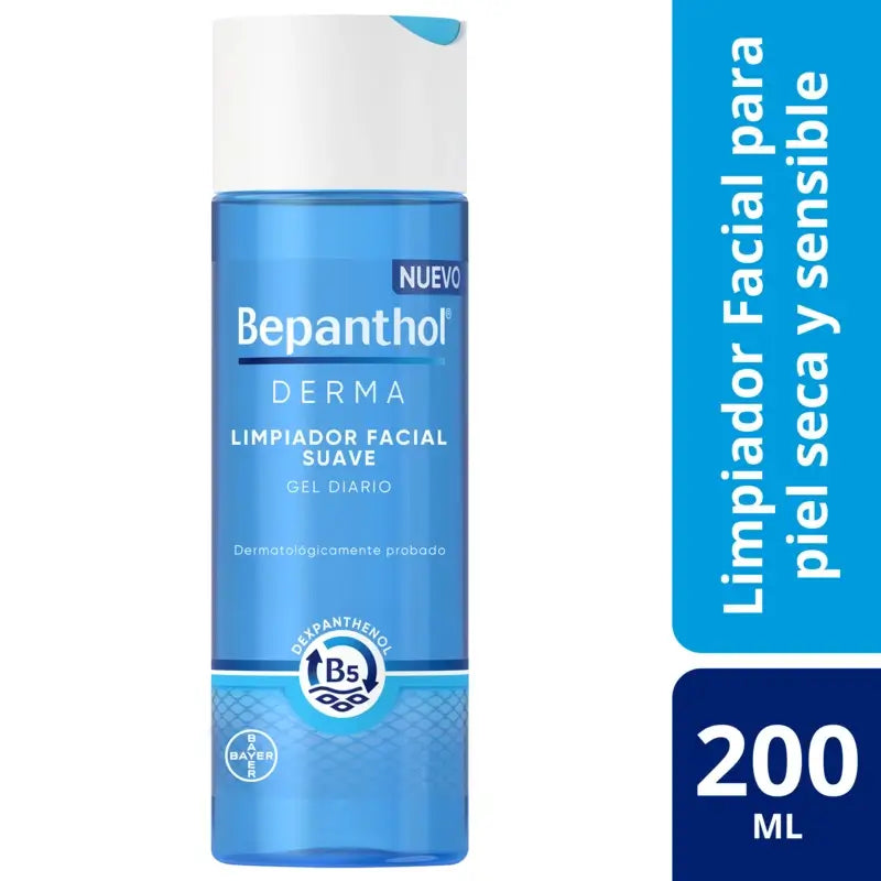 Bepanthol Derma Nettoyant doux pour le visage sans savon 200 ml