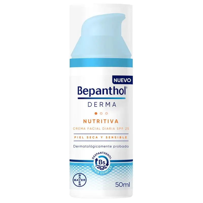 Bepanthol Derma Daily Nourishing Face Cream SPF25+, 50 ml