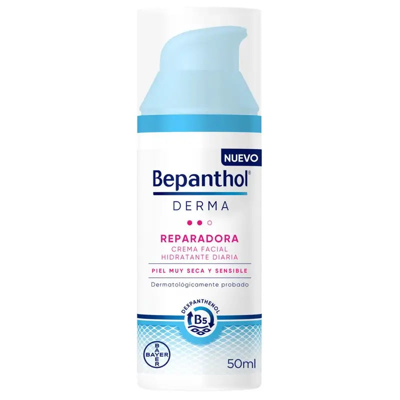 Bepanthol Derma Daily Moisturising Repairing Face Cream, 50 ml