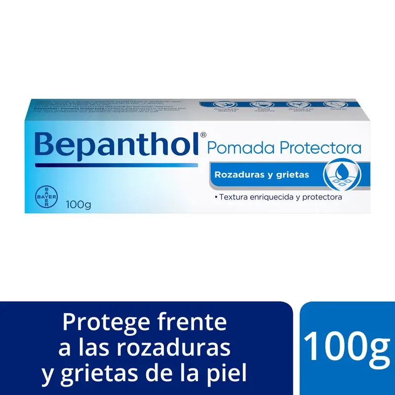 Bepanthol Pommade protectrice Crevasses et irritations Peau sensible, 100 gr