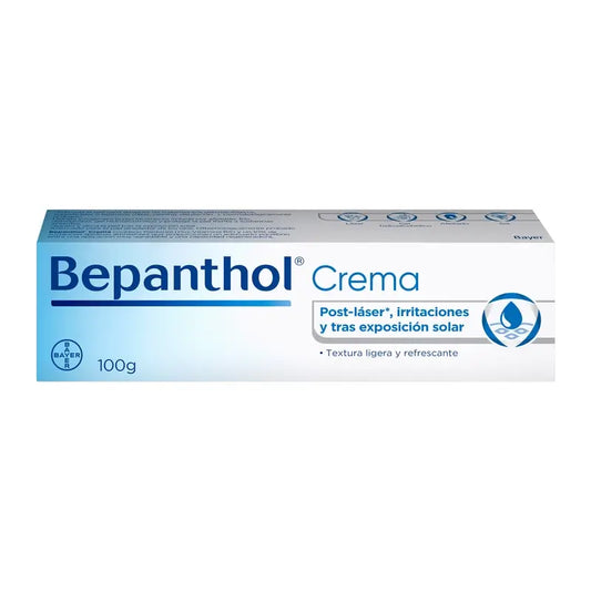 Bepanthol Crème régénératrice post-laser et irritation, 100 gr