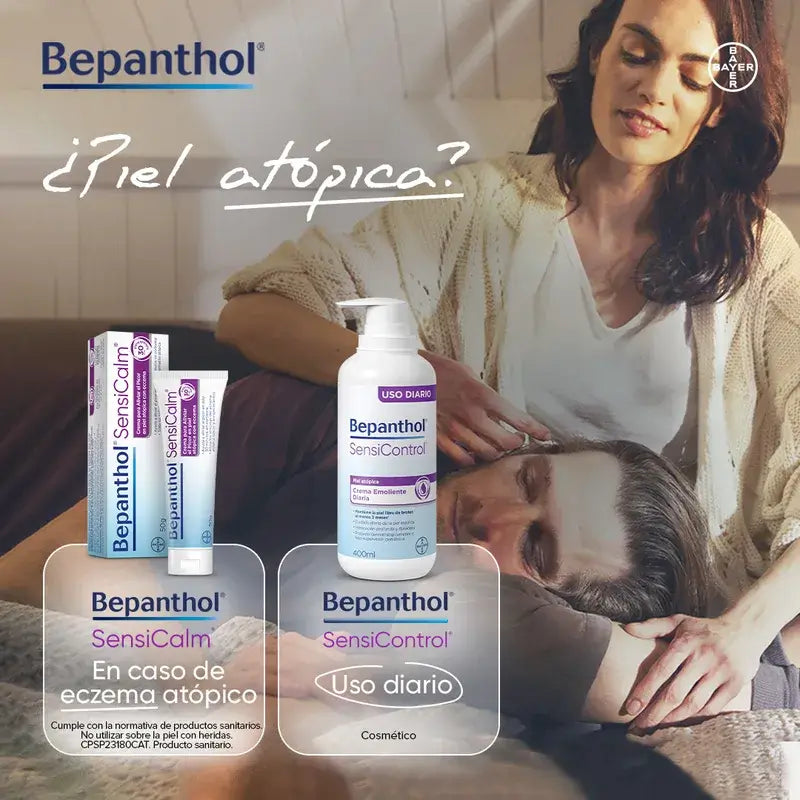 Bepanthol Sensicalm Crème pour les irritations cutanées et les peaux atopiques, 50 gr