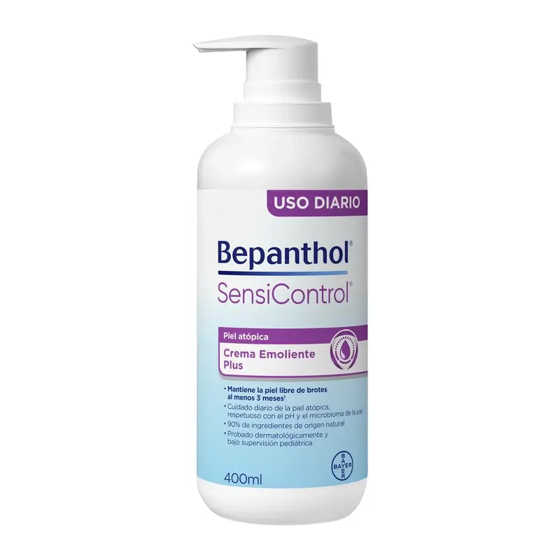 Bepanthol SensiControl Crème émolliente pour les irritations cutanées atopiques, 400 ml