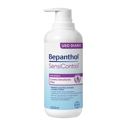 Bepanthol SensiControl Crème émolliente pour les irritations cutanées atopiques, 400 ml