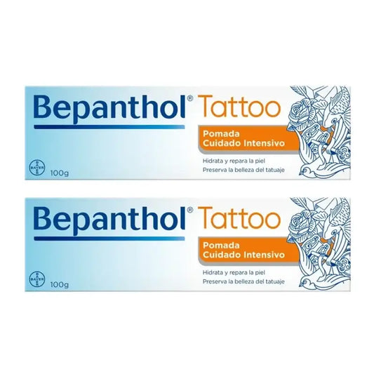 Pommade de tatouage au bépanthol, 2X100 Gr