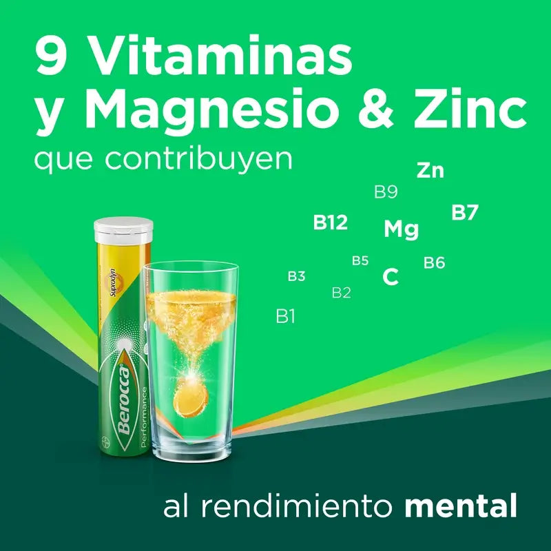 Berocca Performance Orange, 30 comprimés effervescents