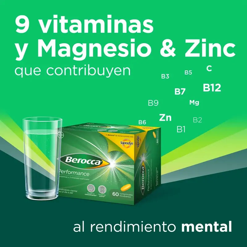 Berocca Performance, 60 Comprimés