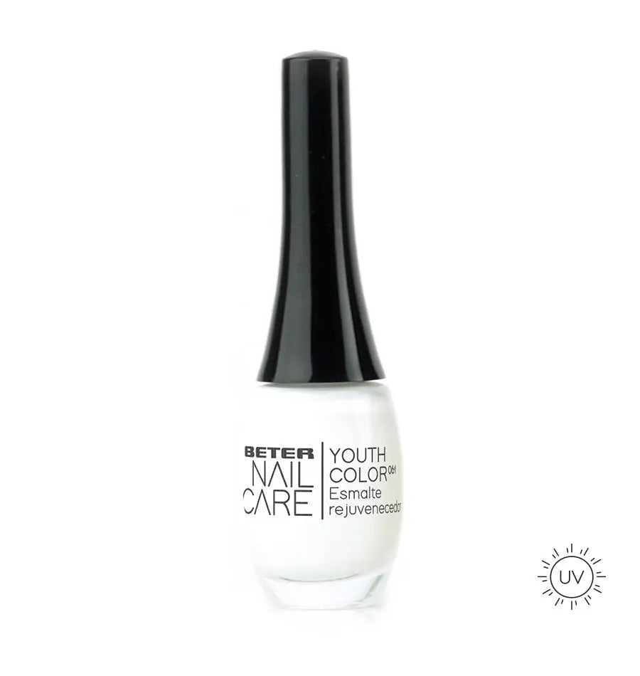 Beter Nail Care Youth Colour 061 Rejuvenating Nail Polish White French Manicure