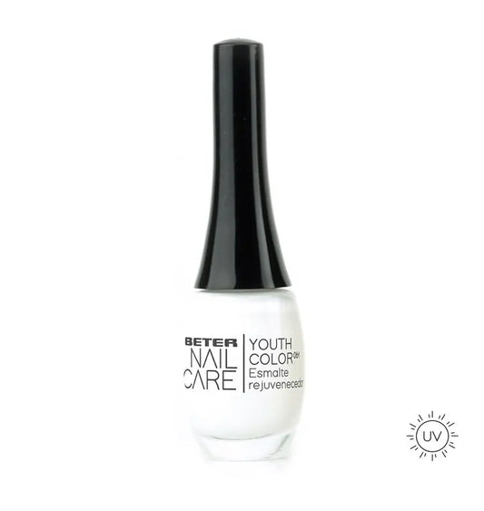 Beter Nail Care Youth Colour 061 Rejuvenating Nail Polish White French Manicure
