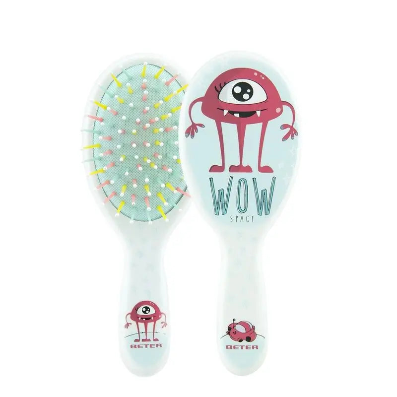 Beter Wow Brosse pneumatique pour enfants avec picots en nylon et bille de protection