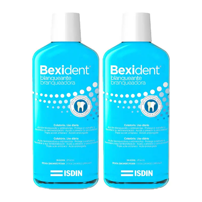 Isdin Bexident Duo Whitening Mouthwash, 500ml