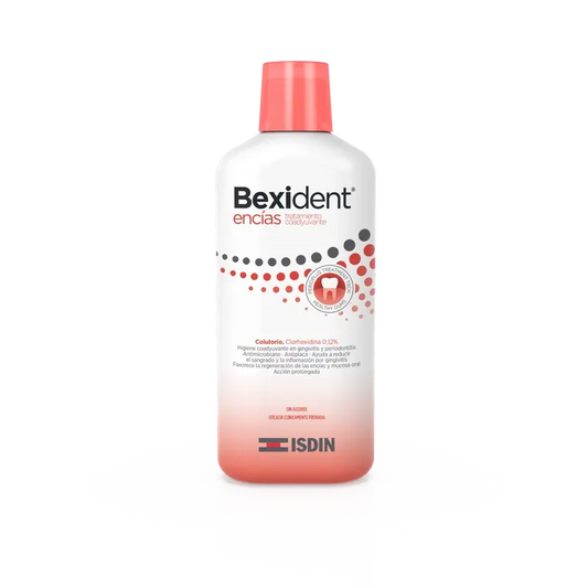 Isdin Bexident Traitement adjuvant gingival Bain de bouche 500 ml